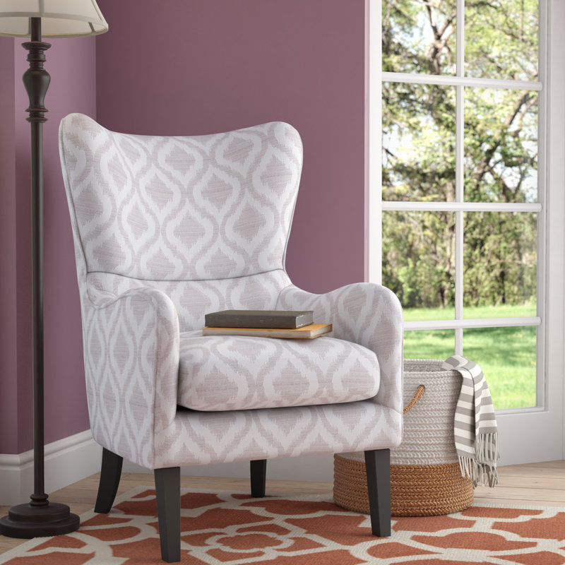 Gracie Oaks Ettina Upholstered Wingback Chair & Reviews | Wayfair